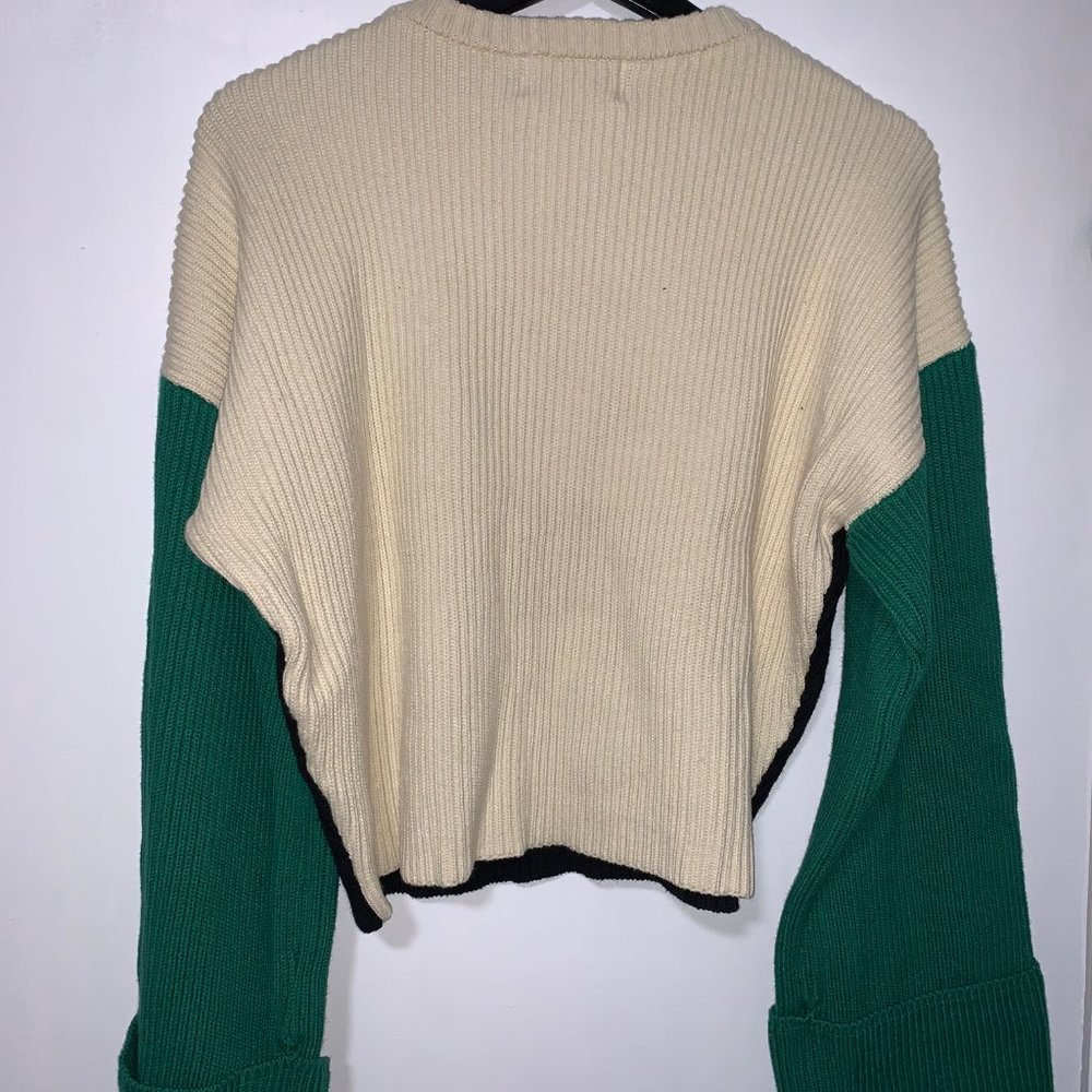 Modern Citizen Yuri Color-Block Ribbed Sweater - Picture 2 of 12